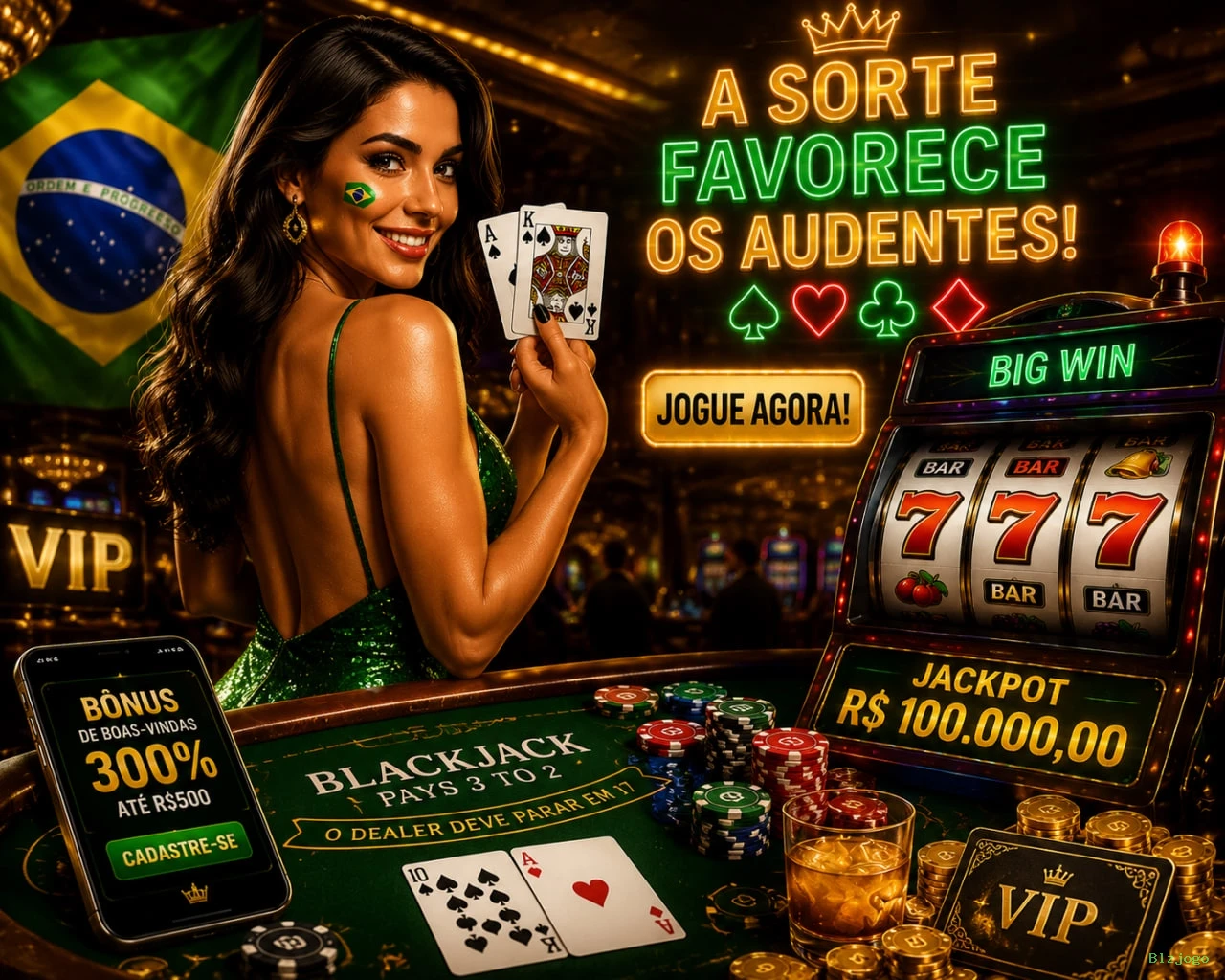 Bônus boas-vindas Blzjogo R$100